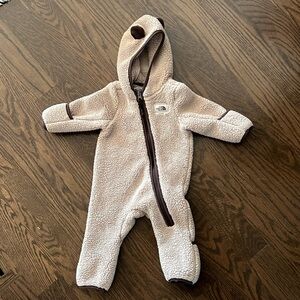 The North Face infant fleece one piece